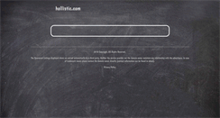 Desktop Screenshot of hollistic.com